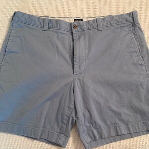 J. Crew Men's Sky Blue Flat Front Shorts